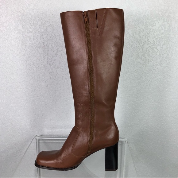 Colin Stuart Leather Square Toe Boots - Picture 11 of 15